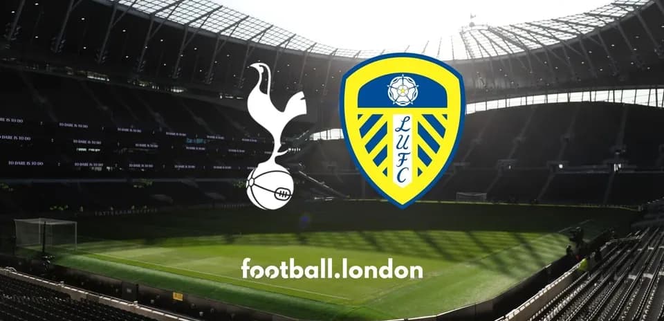 Estadio de Tottenham con logos de los equipos