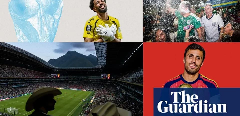 Collage de eventos del Mundial de fútbol
