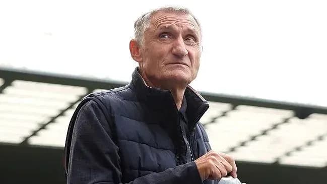 Hombre mayor observando desde el estadio