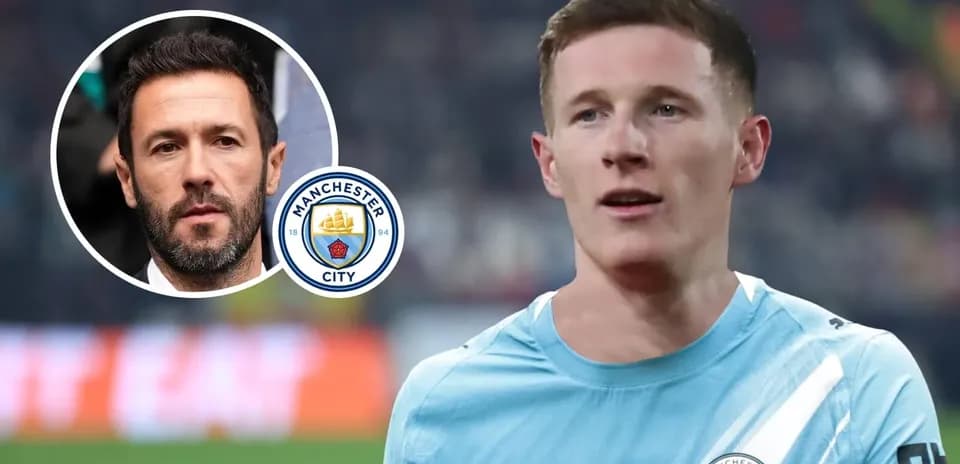Jugador de Manchester City en el campo de juego