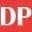 Logo con las letras D y P en rojo