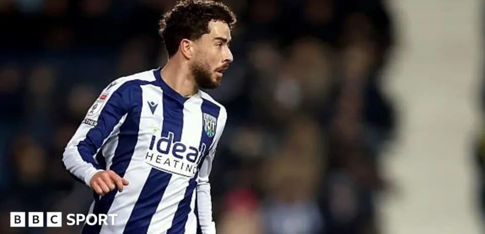 Jugador de West Bromwich Albion en acción durante el partido