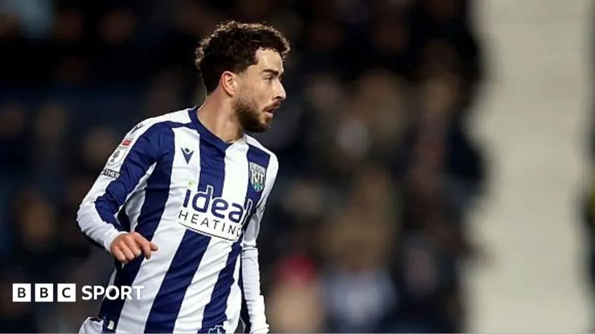Jugador de West Bromwich Albion en acción durante el partido
