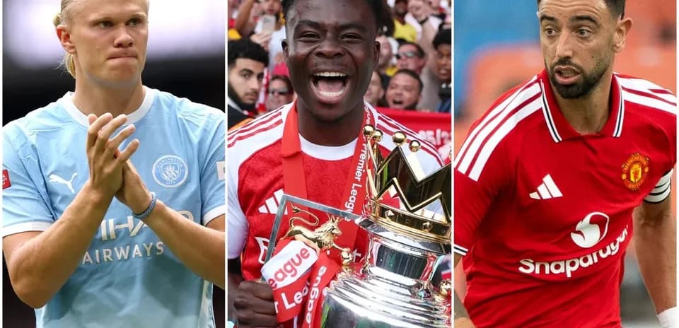 Tres futbolistas en acción: celebración y juego