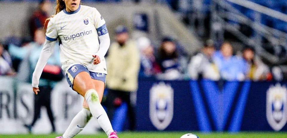 Jugadora de Seattle Reign FC en acción