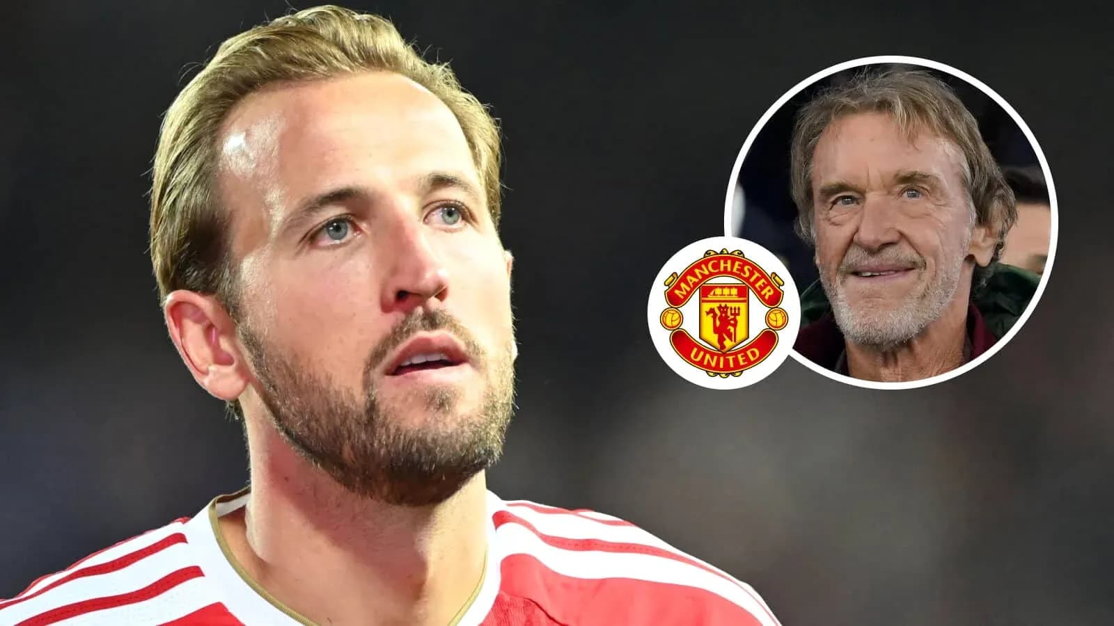 Jugador de Manchester United con logo del club
