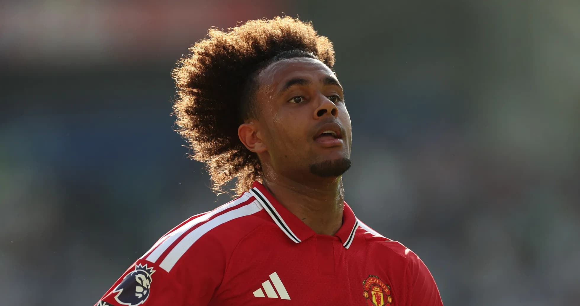 Jugador de Manchester United durante partido