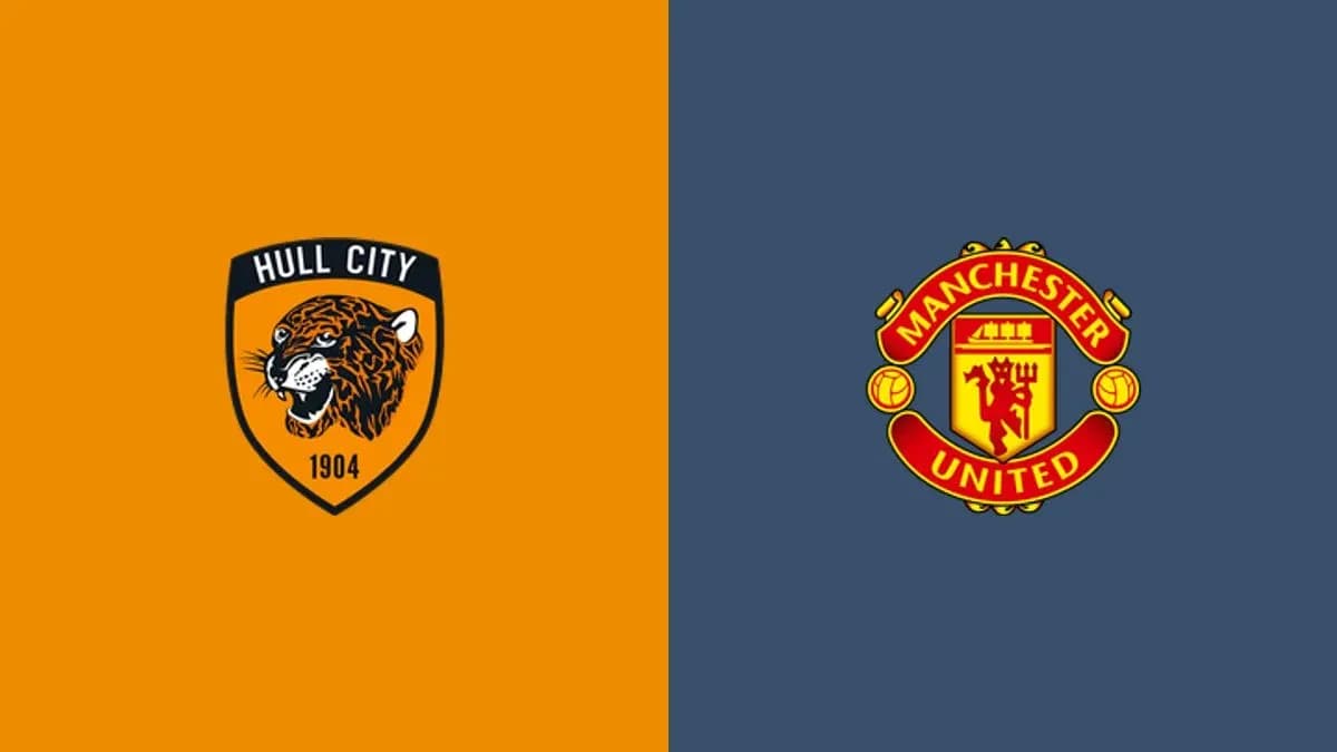 Logos de Hull City y Manchester United