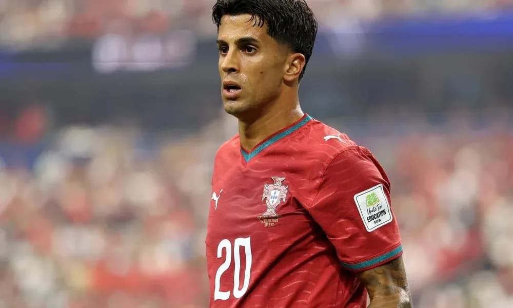Jugador de Portugal en el campo durante un partido