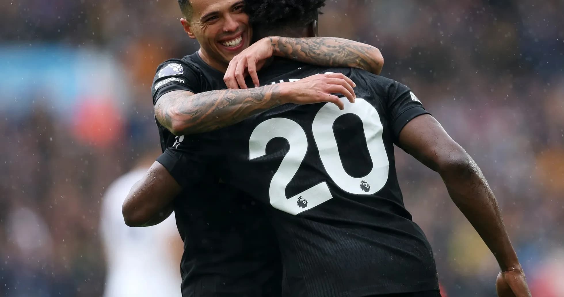 Jugadores de Tottenham celebrando un gol