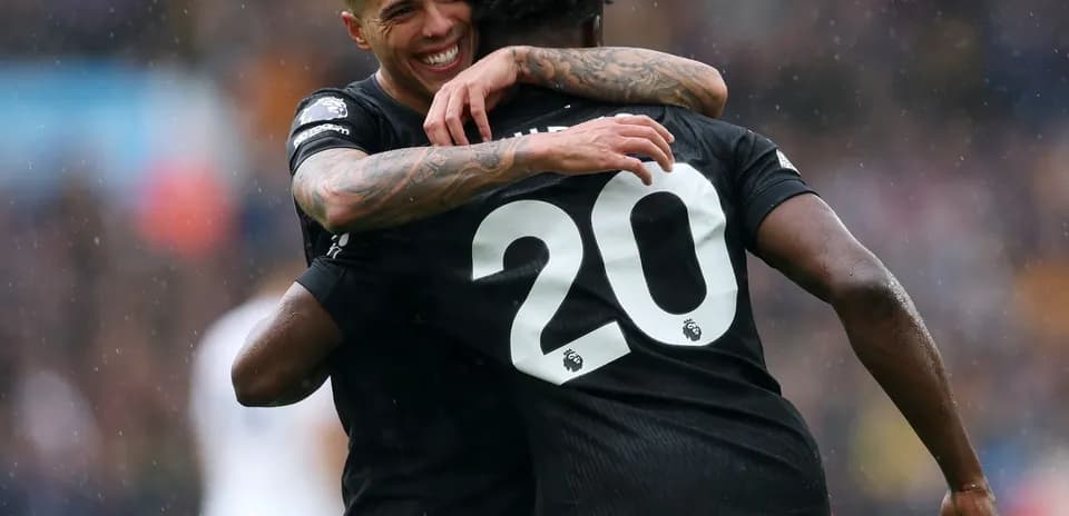 Jugadores de Tottenham celebrando un gol