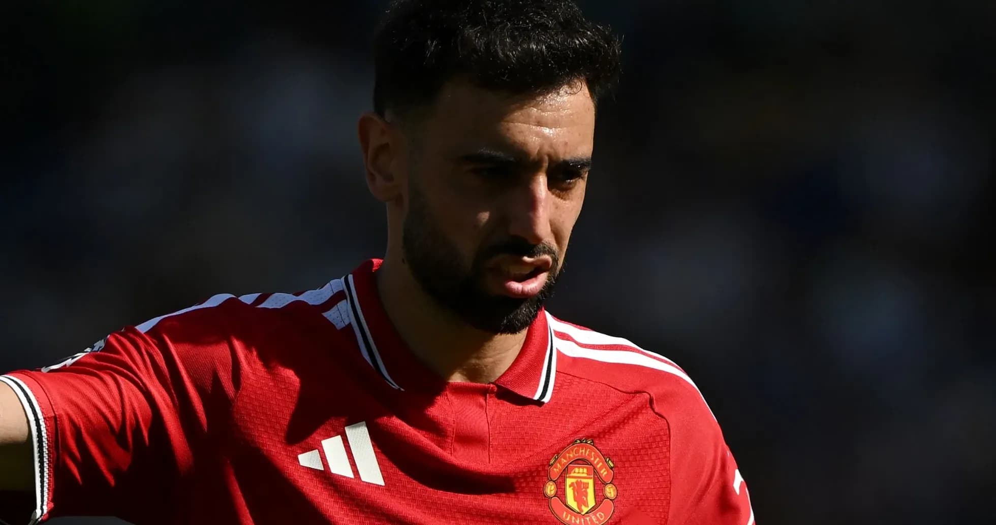 Jugador de Manchester United en el campo de juego