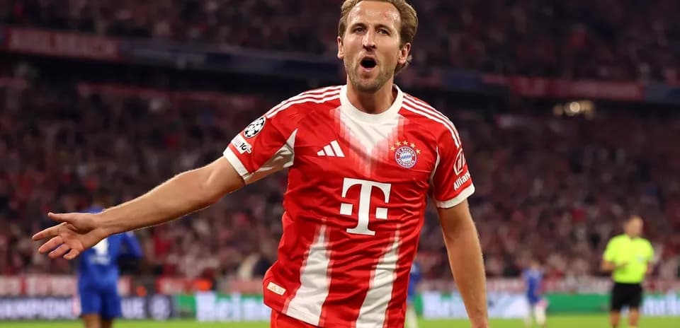 Jugador de Bayern Munich celebrando un gol en el estadio