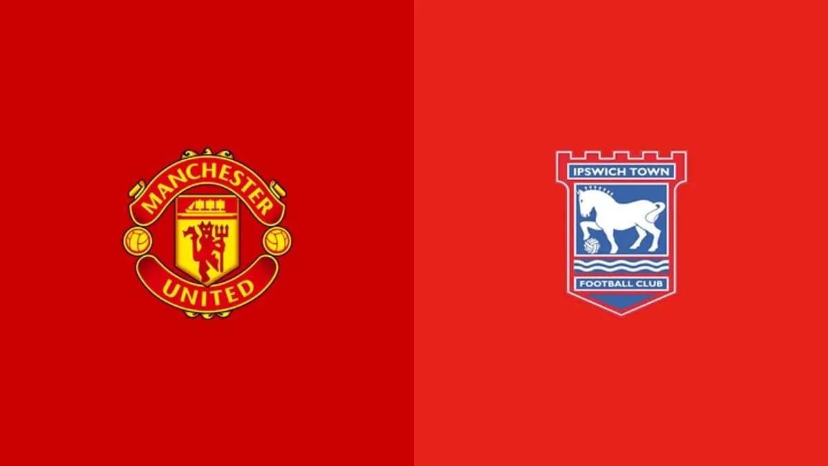 Escudos de Manchester United e Ipswich Town