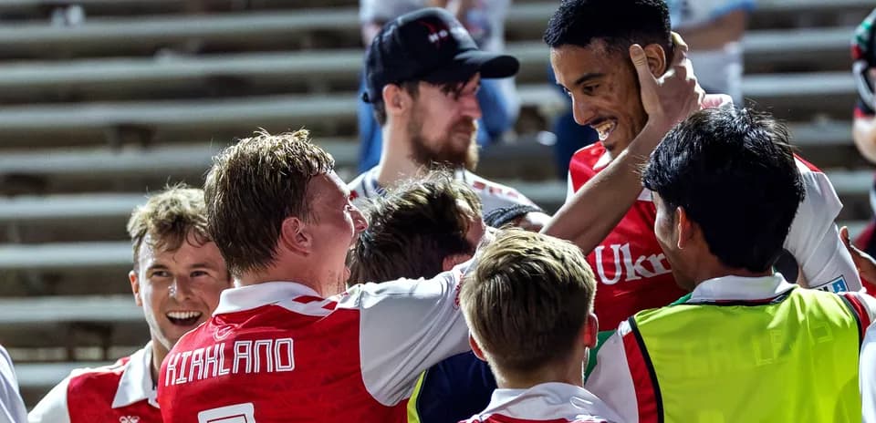 Celebración de los jugadores de Loudoun United
