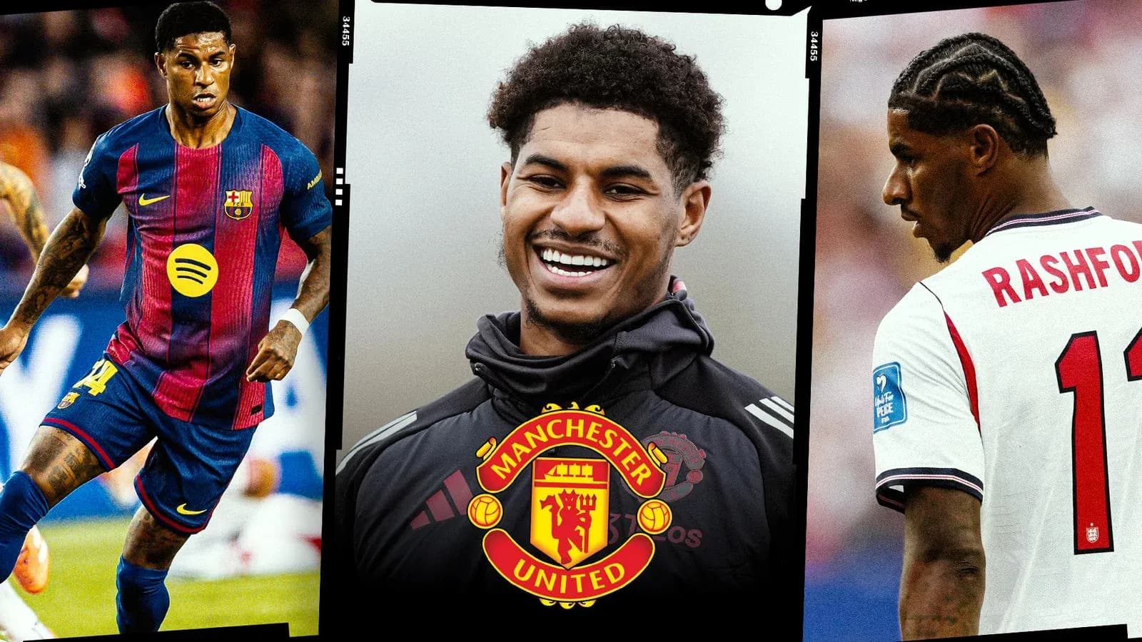 Jugadores de fútbol en diferentes camisetas y poses