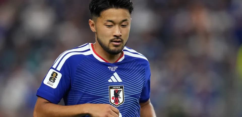 Jugador de Japón en partido de la Copa Mundial