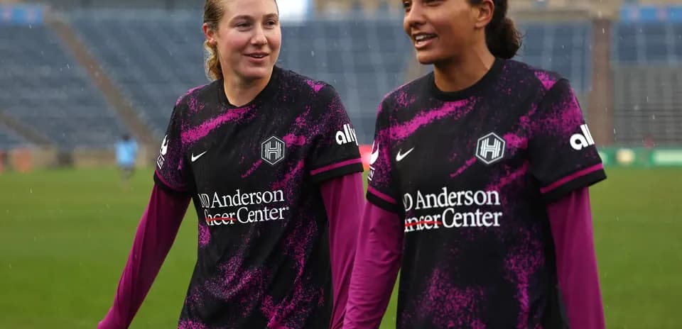 Jugadoras del Houston Dash en el campo