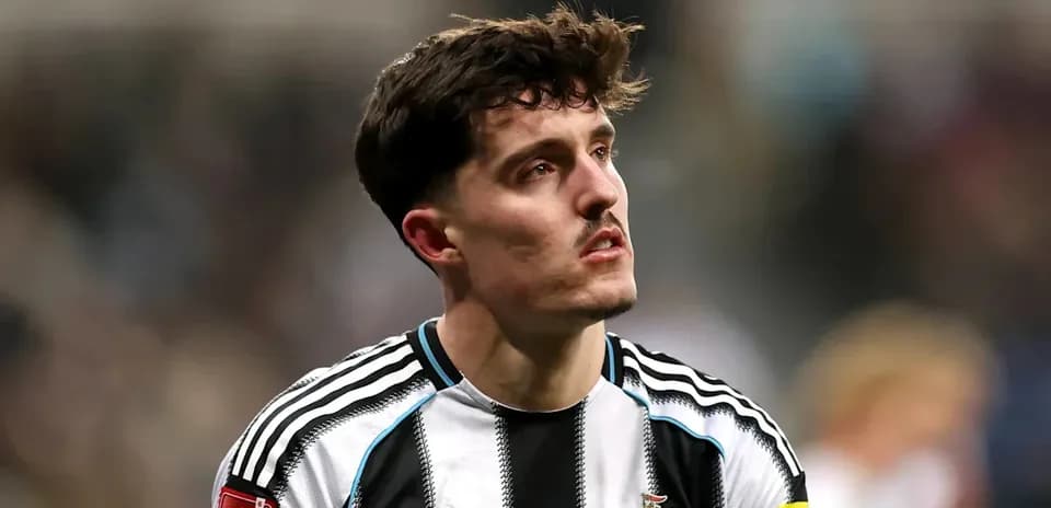 Jugador de Newcastle United en el campo de juego