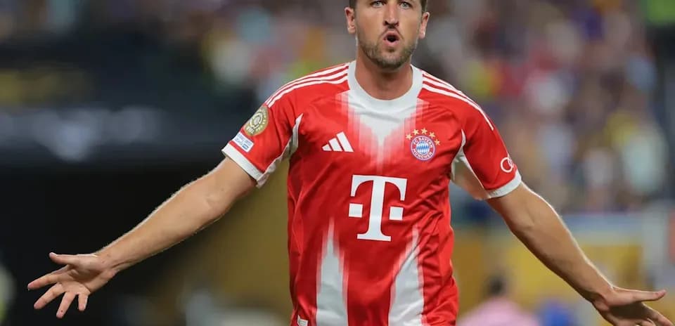 Jugador de Bayern Múnich celebrando un gol