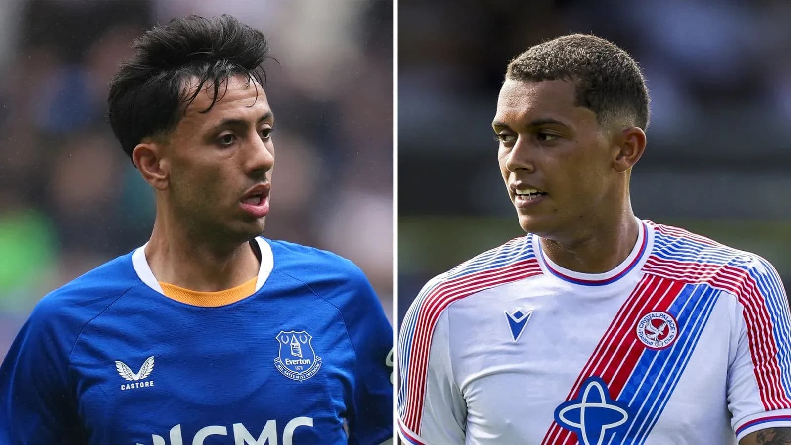 Dos jugadores en acción durante un partido de fútbol