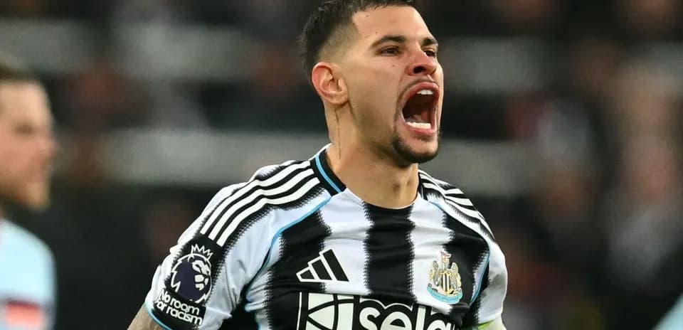 Jugador de Newcastle United celebrando una jugada