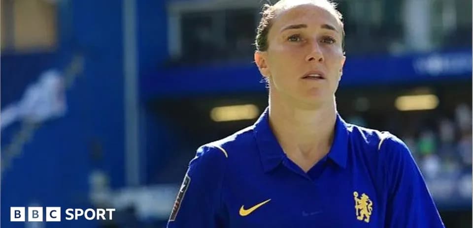 Jugadora de Chelsea en el campo de juego