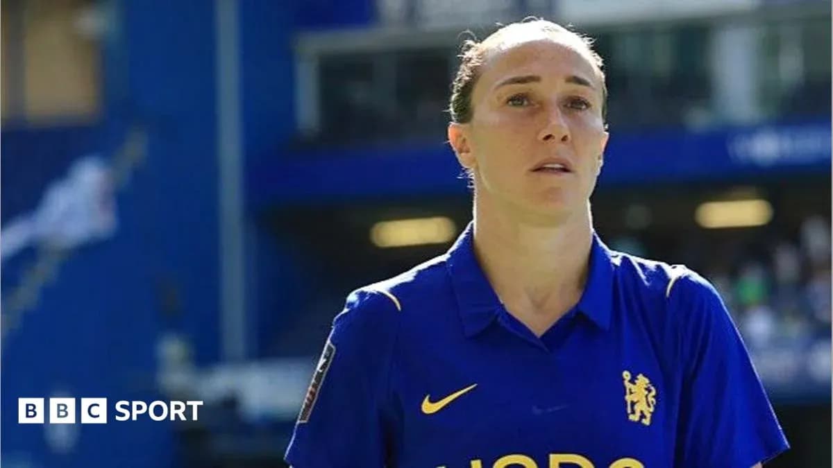 Jugadora de Chelsea en el campo de juego