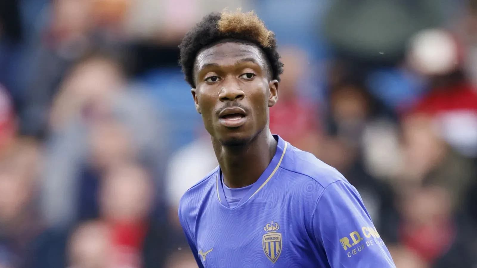 Jugador de AS Monaco en el campo durante un partido