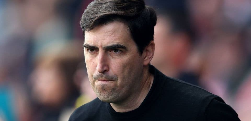 Entrenador observando el juego desde la línea lateral