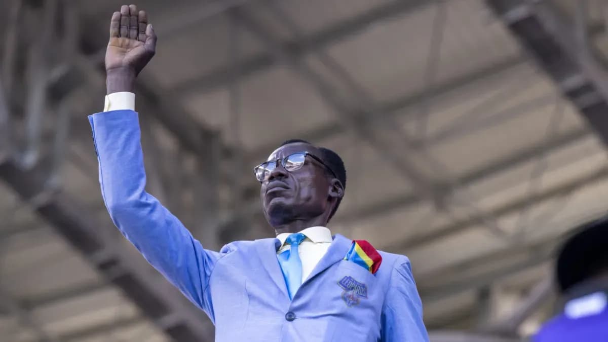 Lumumba Vea: El Aficionado Estatua de la República Democrática del Congo en el Mundial
