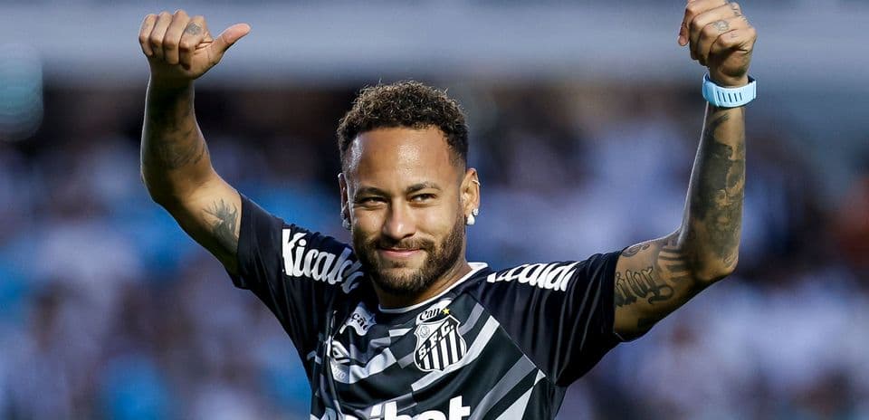 Neymar incluido en la convocatoria de Santos para el derbi de Copa do Brasil contra Palmeiras pese a dudas por césped sintético