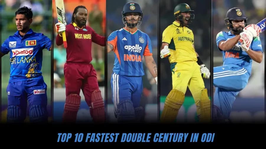 Los 10 Dobles Cientos Más Rápidos en ODI (Actualizado 2026)