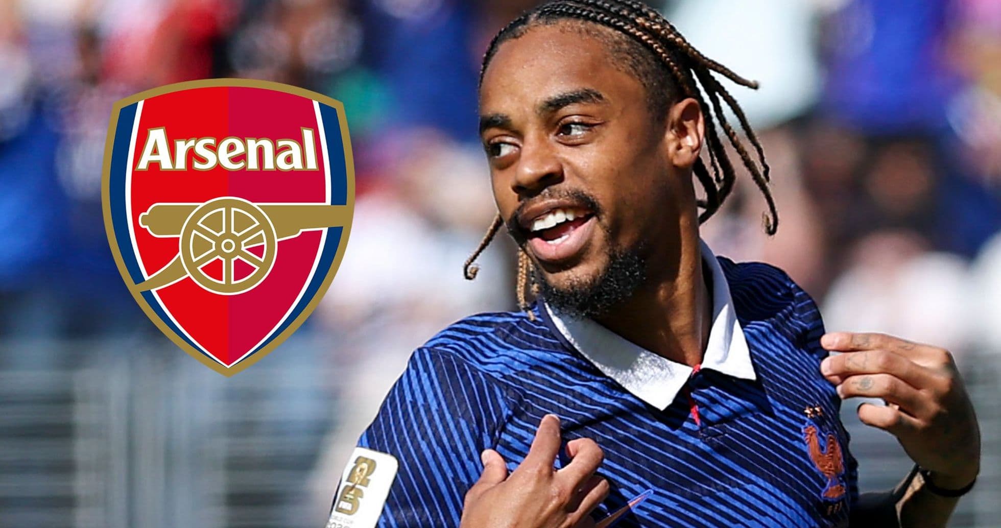 Arsenal podría superar a Liverpool en la puja por Bradley Barcola tras fichar a Bruno Guimaraes