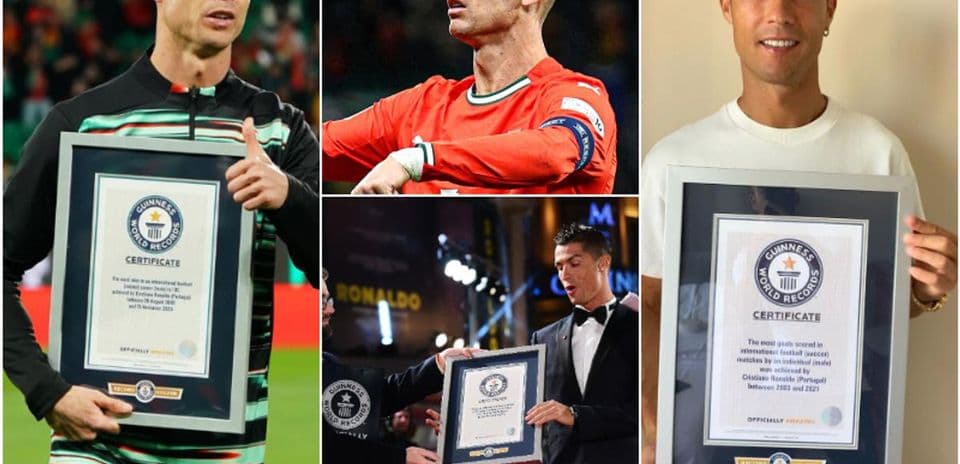 Cristiano Ronaldo y sus Récords en el Guinness World Records