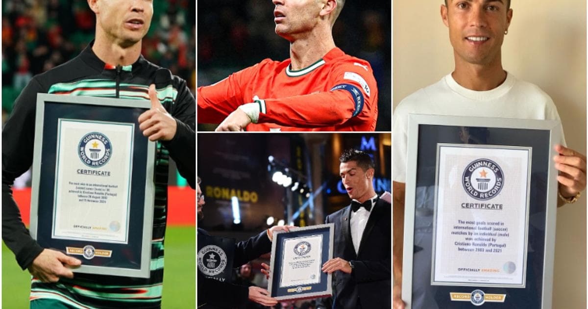 Cristiano Ronaldo y sus Récords en el Guinness World Records