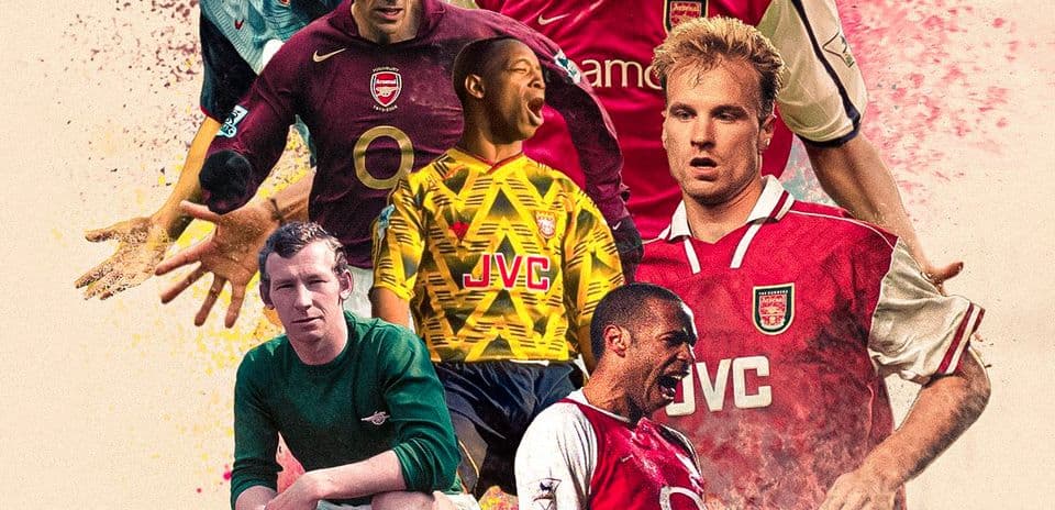 Los 50 mejores jugadores en la historia del Arsenal