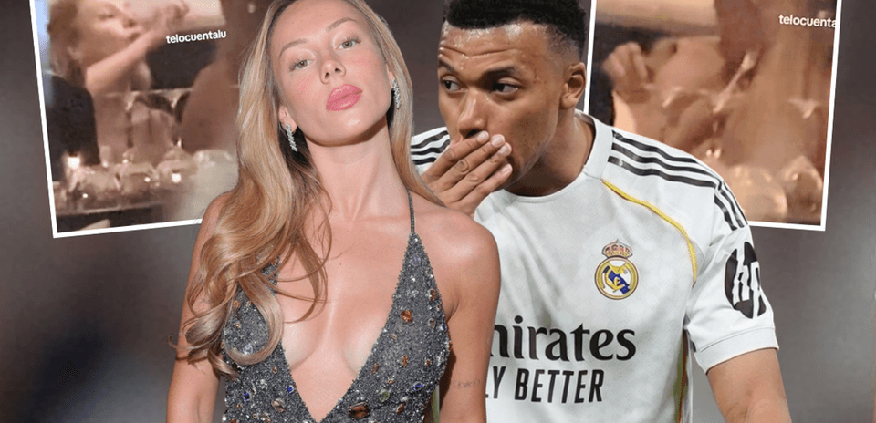 Kylian Mbappé besa apasionadamente a Ester Expósito tras empate del Real Madrid con Girona