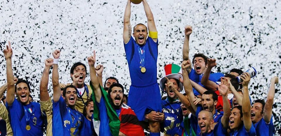 Italia celebra 20 años de su título en el Mundial 2006