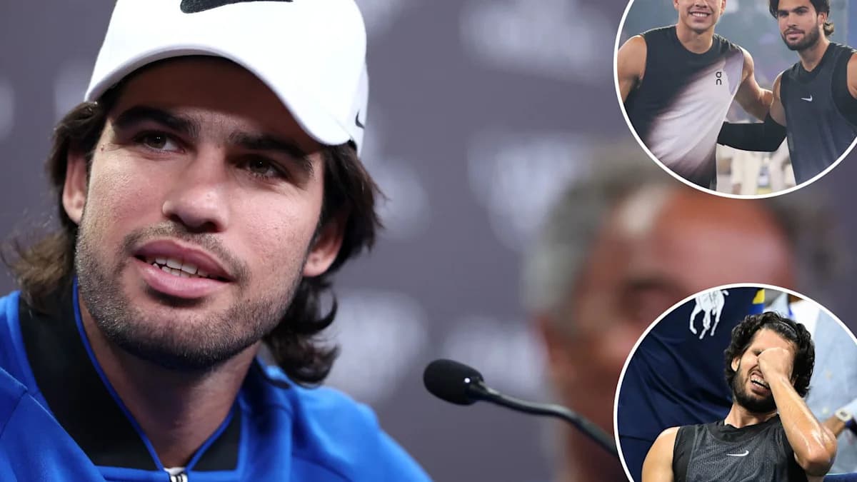 Carlos Alcaraz critica el horario del US Open tras terminar a las 3:30 a.m.: 'Es demasiado'