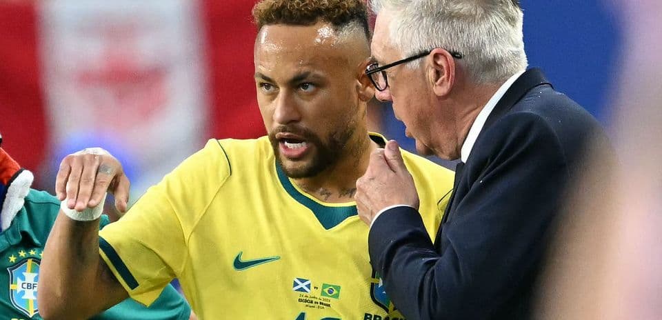 Carlo Ancelotti defiende la convocatoria de Neymar para el Mundial tras su retiro de la selección brasileña