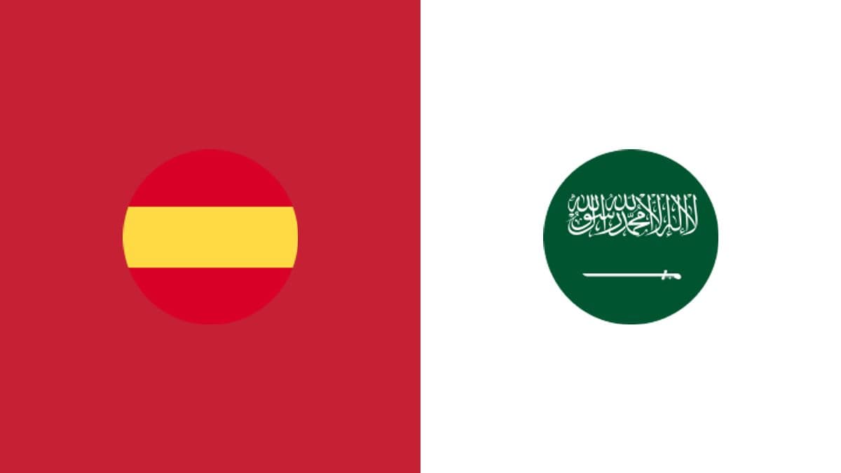 España vs Arabia Saudita: dónde ver, canales de TV, streaming y hora de inicio | Mundial 2026