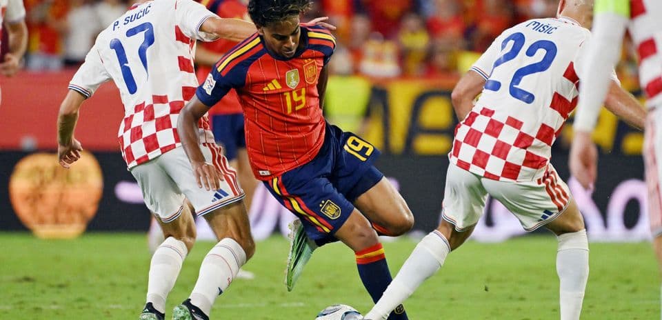 Valoraciones de los jugadores de España contra Croacia: Lamine Yamal brilla con una actuación perfecta de 10/10