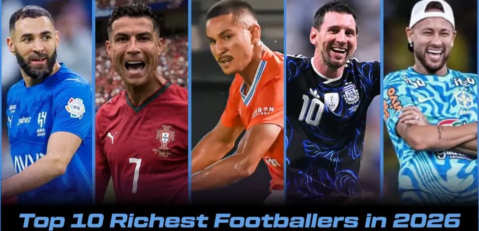 Los Futbolistas Más Ricos del Mundo: Top 10 Jugadores Activos