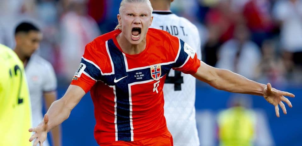 El Debut de Erling Haaland en el Mundial con Noruega