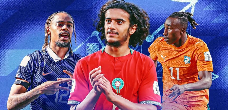 Seguimiento de valores en el Mundial 2026: Ayyoub Bouaddi destaca junto a Bradley Barcola, Michael Olise y Yan Diomande aumenta su valor