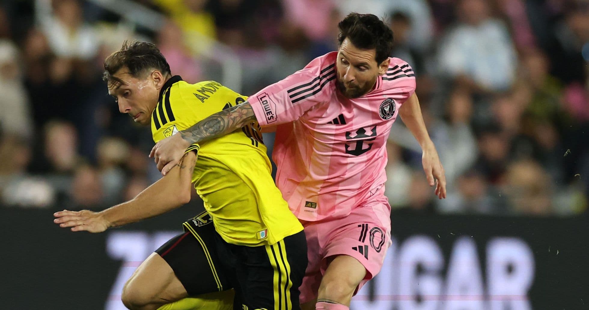 Calificaciones de jugadores de Inter Miami vs Columbus Crew: la magia de Messi no bastó ante la expulsión de Santiago Morales