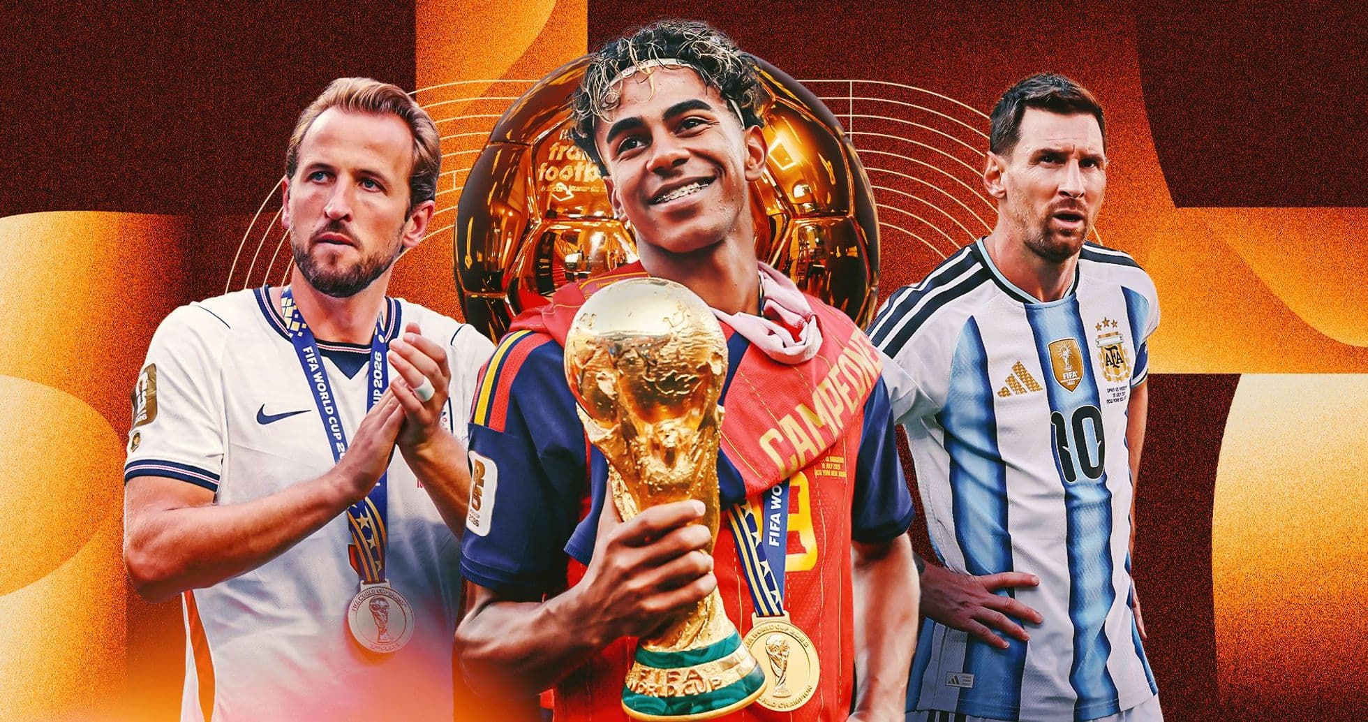 Ranking para el Balón de Oro 2026: Lamine Yamal conquista el Mundial, ¿suficiente para superar a Harry Kane?
