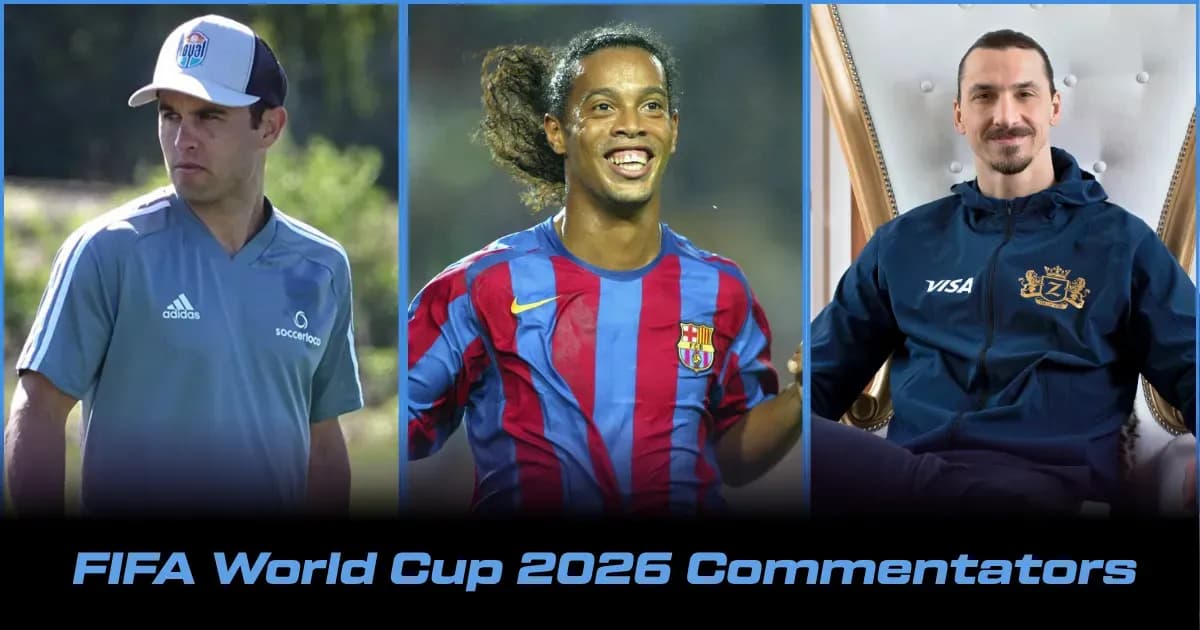 Comentaristas de la Copa Mundial de la FIFA 2026: Lista Completa de Presentadores y Analistas