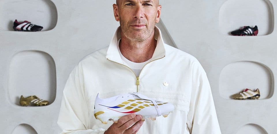 Zinedine Zidane y adidas presentan botas Predator edición limitada para celebrar 30 años